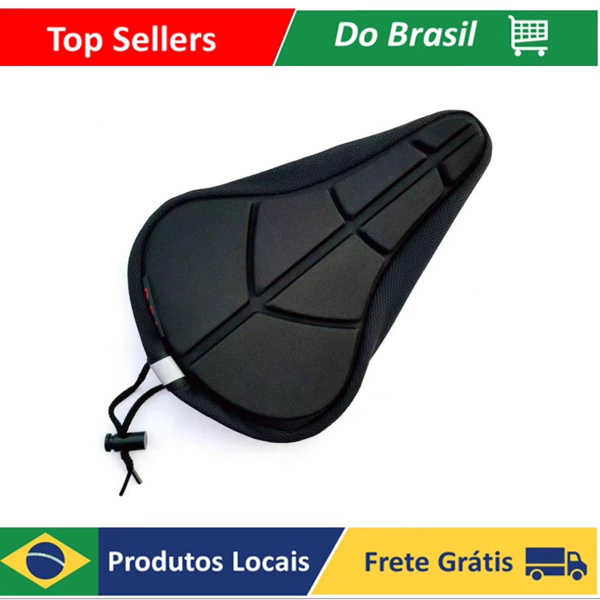 Mtb D3 Luuk Young Confortavel Bike Bench Gel Selim Cover