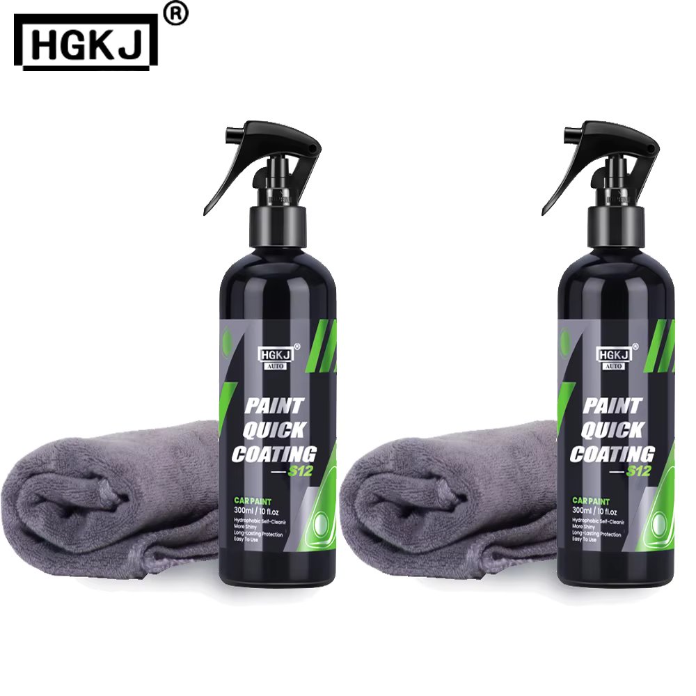 HGKJ S12 Ceramic Car Nano Coating Polishing Auto Oleophobic Hydrophobic Coatin Water Repellent Crystal Plating Spray Shine Armor