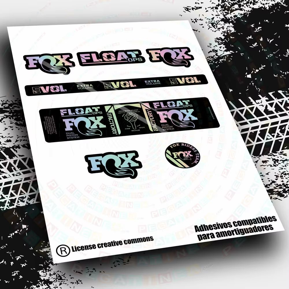 Shock Absorber stickers FOX FLOAT DPS FACTORY 2021-22 WP470 bicycle stickers, MTB BTT bike accessories sticker components