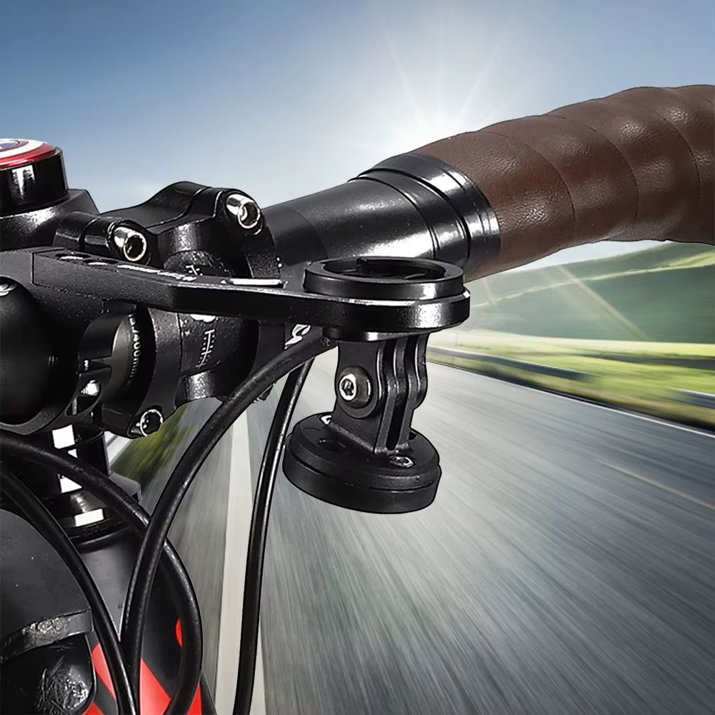 Bicycle Light Mount Multifunctional Bike Computer Mount Connecting Seat Adjustable Angle for Garmin/XOSS/Magene/BlackBird/iGS