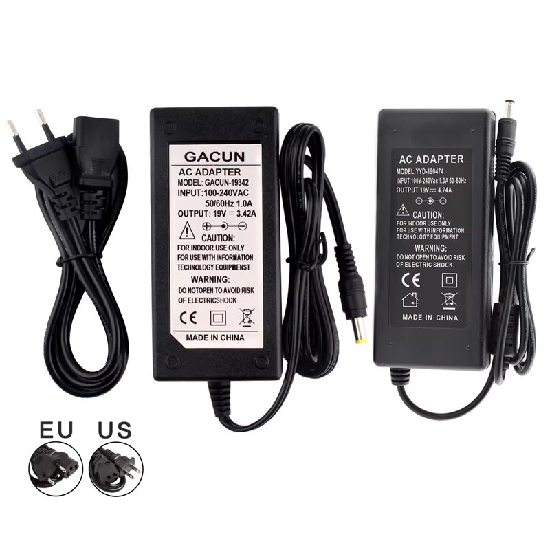 Laptop Adapter 19V Charger Notebook Power Supply DC 19 Volt 3.42A 65W 4.74A 90W Charging For Asus K53B K53BY K53E K53F Laptop
