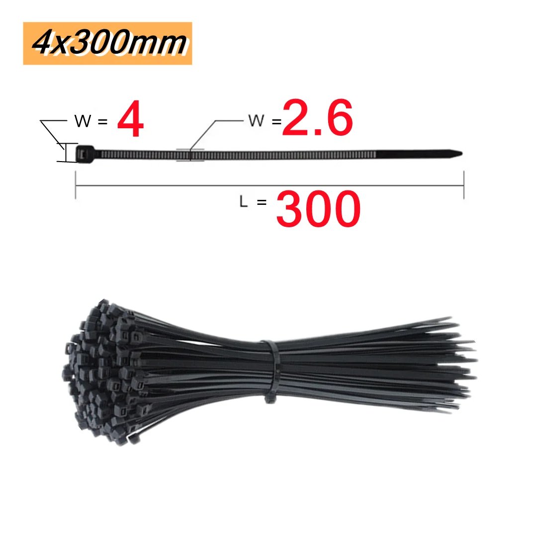 4x300(black) 100pcs