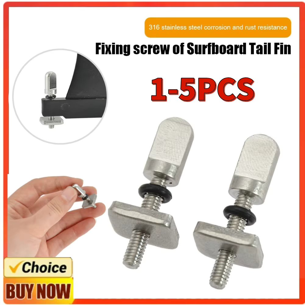 Surf Paddle Board Fin Screws for Longboard Sup Replacement Kit Surf Accessories Inflatable Boat Rubber Fishing Boat Supplies