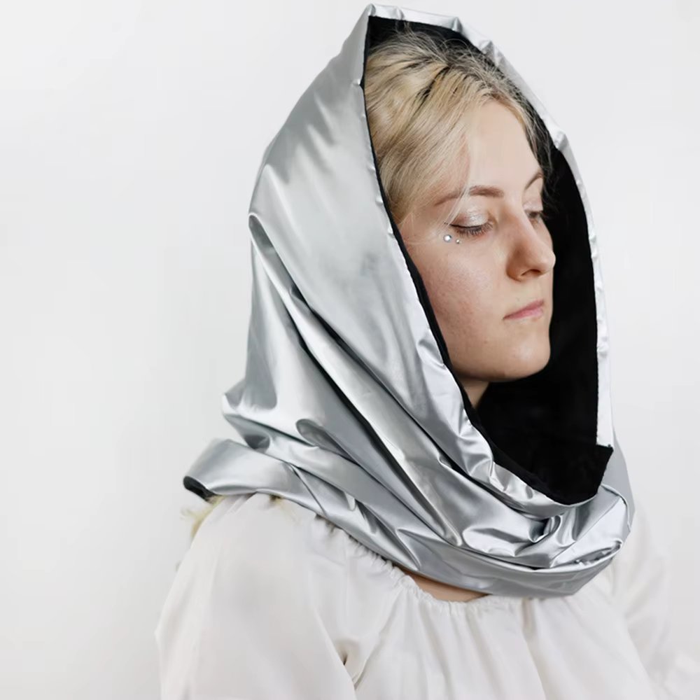 2024 New Womens Fashion Imitation Leather Hoodie Hat Scarves Windproof Pullover Neck Protect Hat Cold-proof for Cycling Run Warm