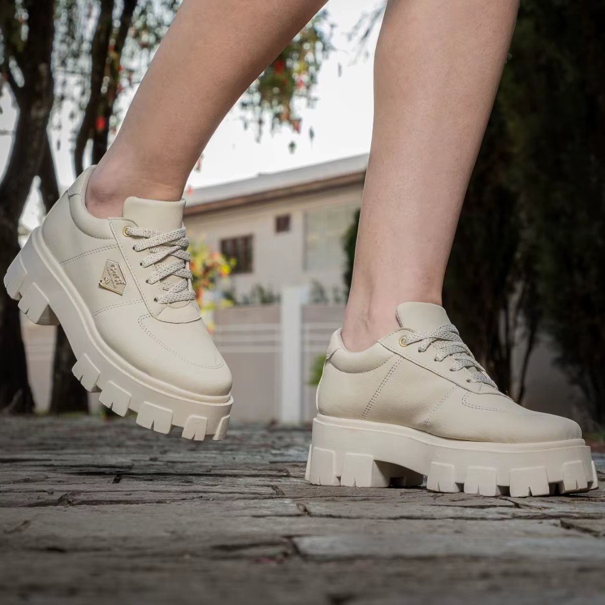 GuGi Cano Women's Treated Oxford Shoes Short Shoelaces 404-GG