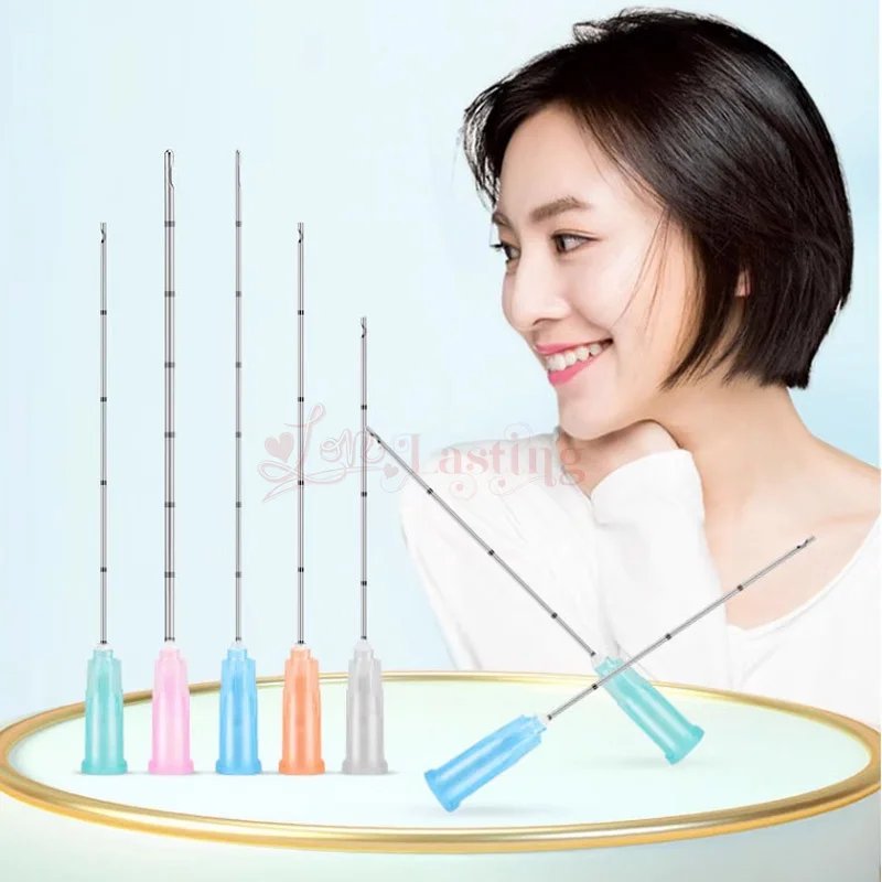 10pcs/lot Blunt Needle Supplier Canula For Injections Tip Cannula 18G 21G 22G 23G 25G 27G 30G25MM 50MM 70MM Tattoo Needles