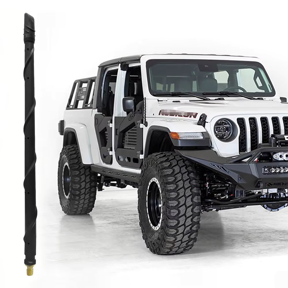 Antenna For Jeep Wrangler JK JL Gladiator JT Rubicon Sahara 2007-2023+ Unlimited Sahara Sport Willys Car Radio Antenna Replace