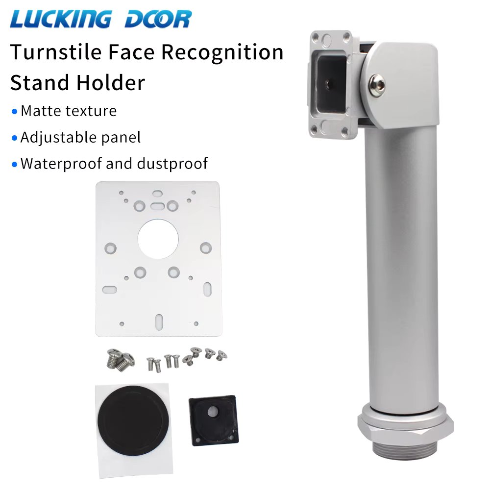 Aluminum Alloy Turnstile Face Recognition Device Stand Holder Mount Bracket 7Inch Temperature Measurement Access Control System