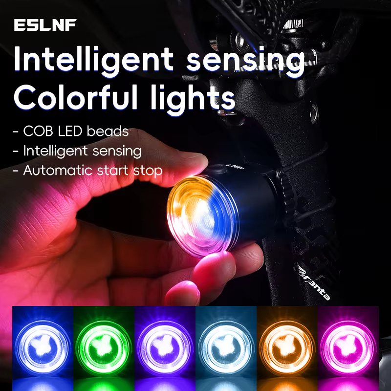 Bicycle Long-lasting Tail Light with Type-C Charging Port, Designed for Road Bikes, Night Riding Tail Light, Cycling Gear