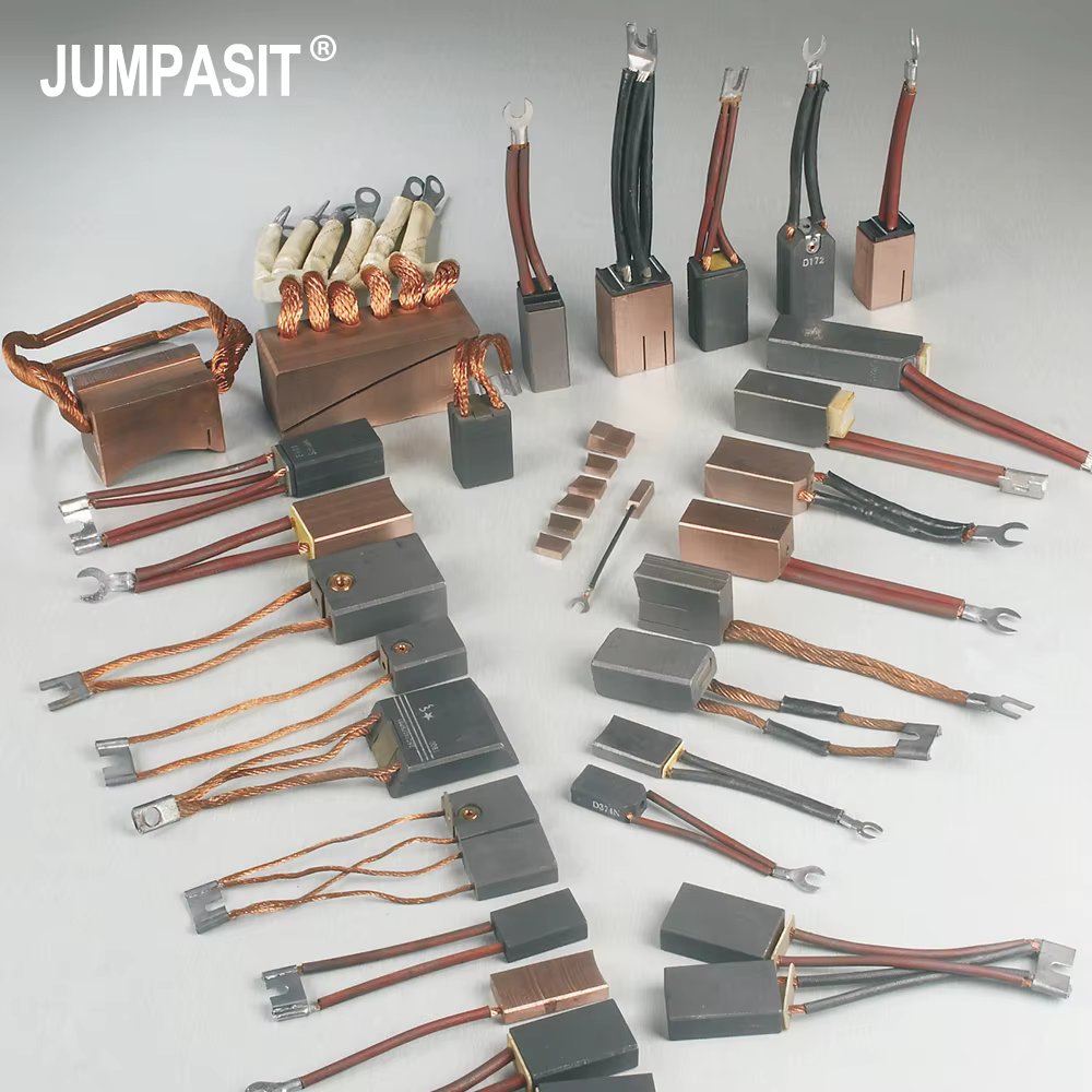 Industrial Carbon Brush Custom Made for Wind Turbine / Seam Welder Generate Parts