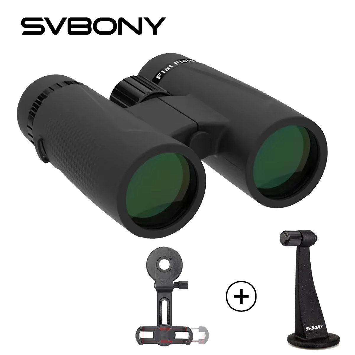 Svbony SA205 Binoculars with Tabletop Tripod 8X42/10X42 ED Flat-field IP67 Waterproof BAK4 for Bird Watching and Photography