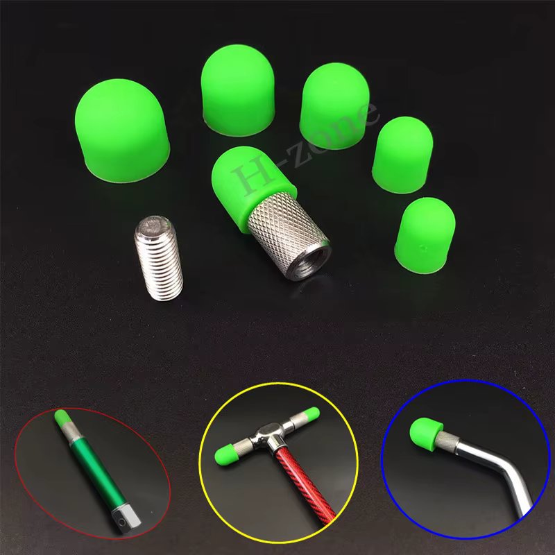 Green car dent repair tool M8 interface head replacement  dent head replacement hook top hammer flattening pen head