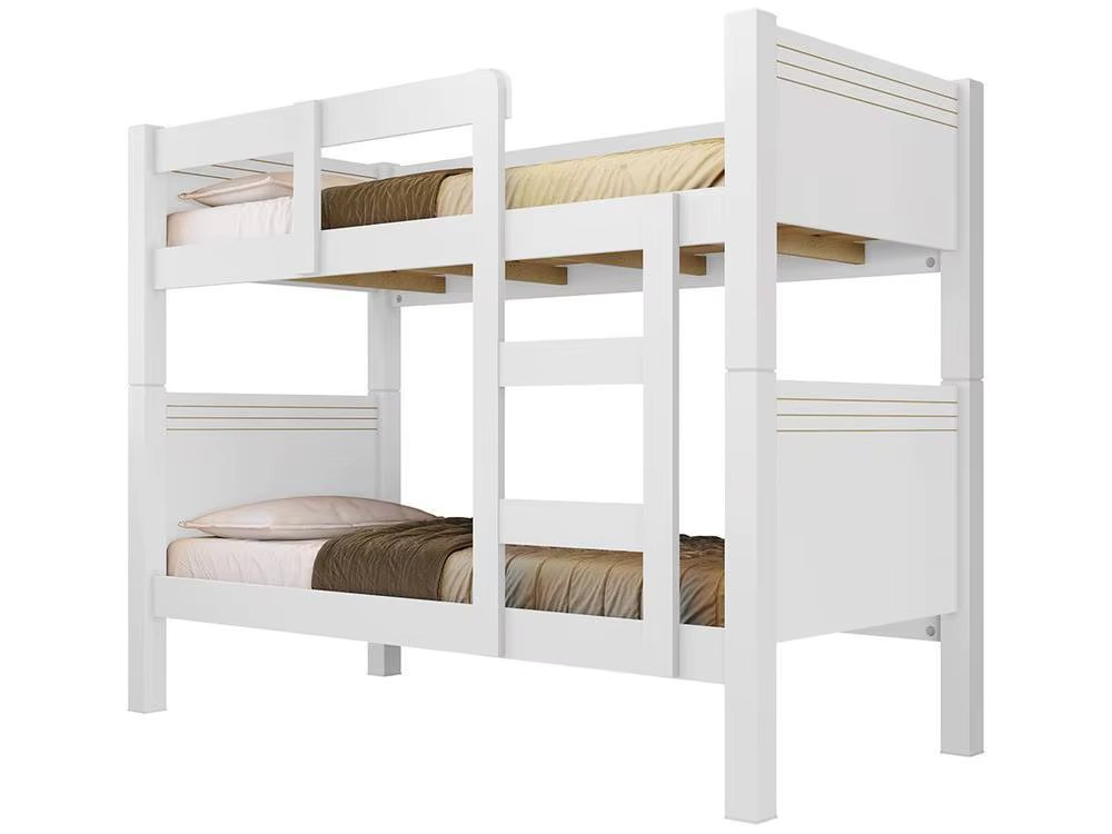 Bunk bed in MDF and MDP Conquest Furniture Madrid White