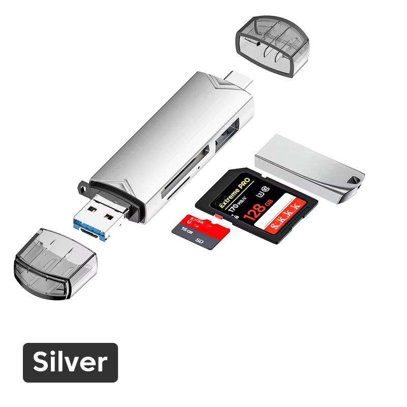 6 in1 Card Silver