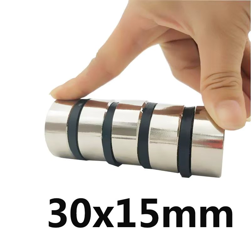 1/2/3/5PCS 30x15 mm Neodymium Strong Magnets 30mmx15mm Permanent Round Magnet 30x15mm Powerful Magnetic 30*15 mm circular 30