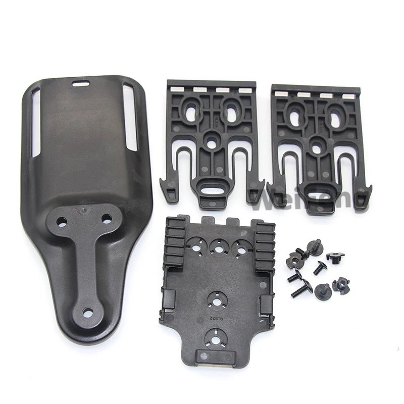 Hunting Quick Locking System Kit Drop Thigh Strap Band with QLS 19 22 Gun Holster for Glock 17/USP/Beretta M9 Belt Platfrom