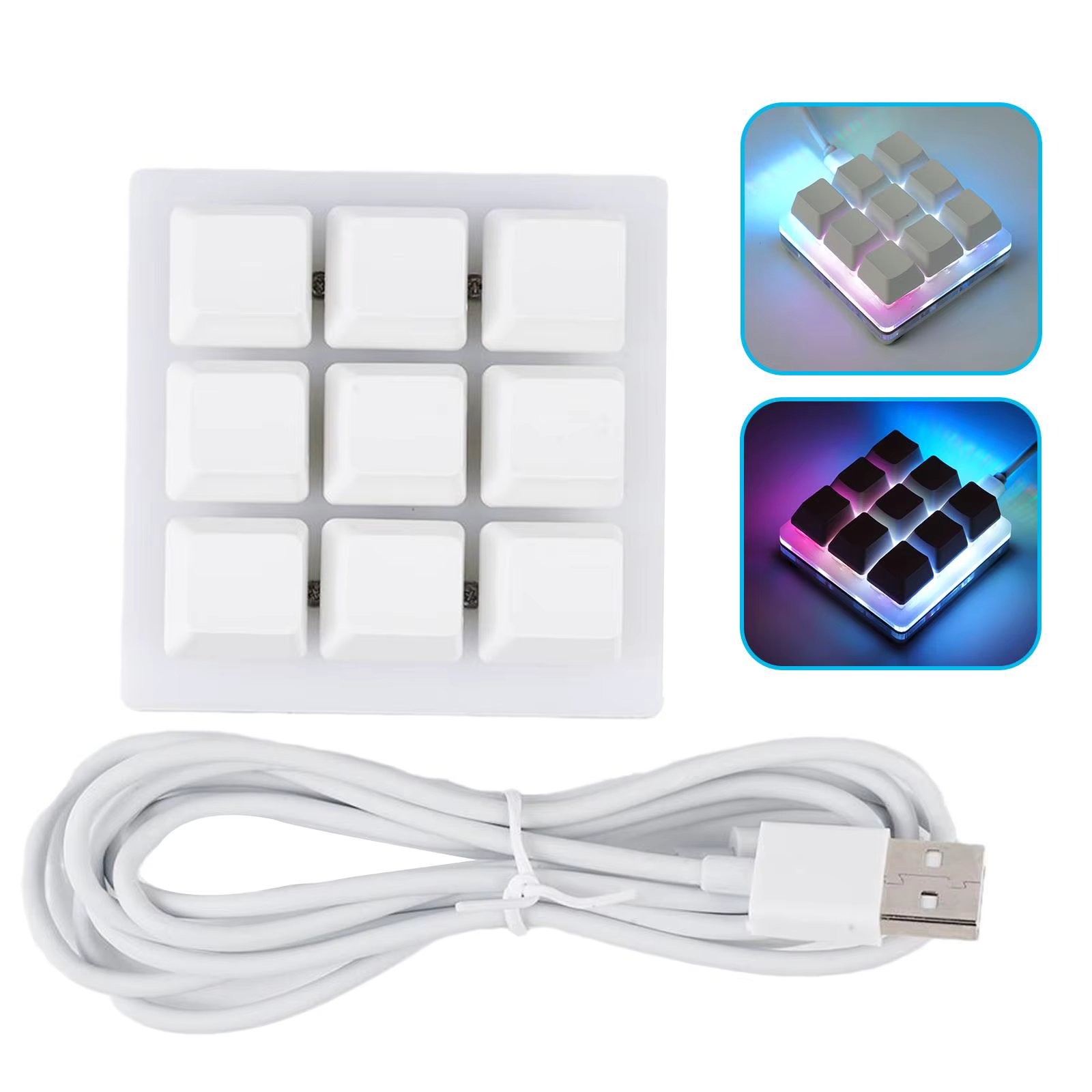 9 Keys White