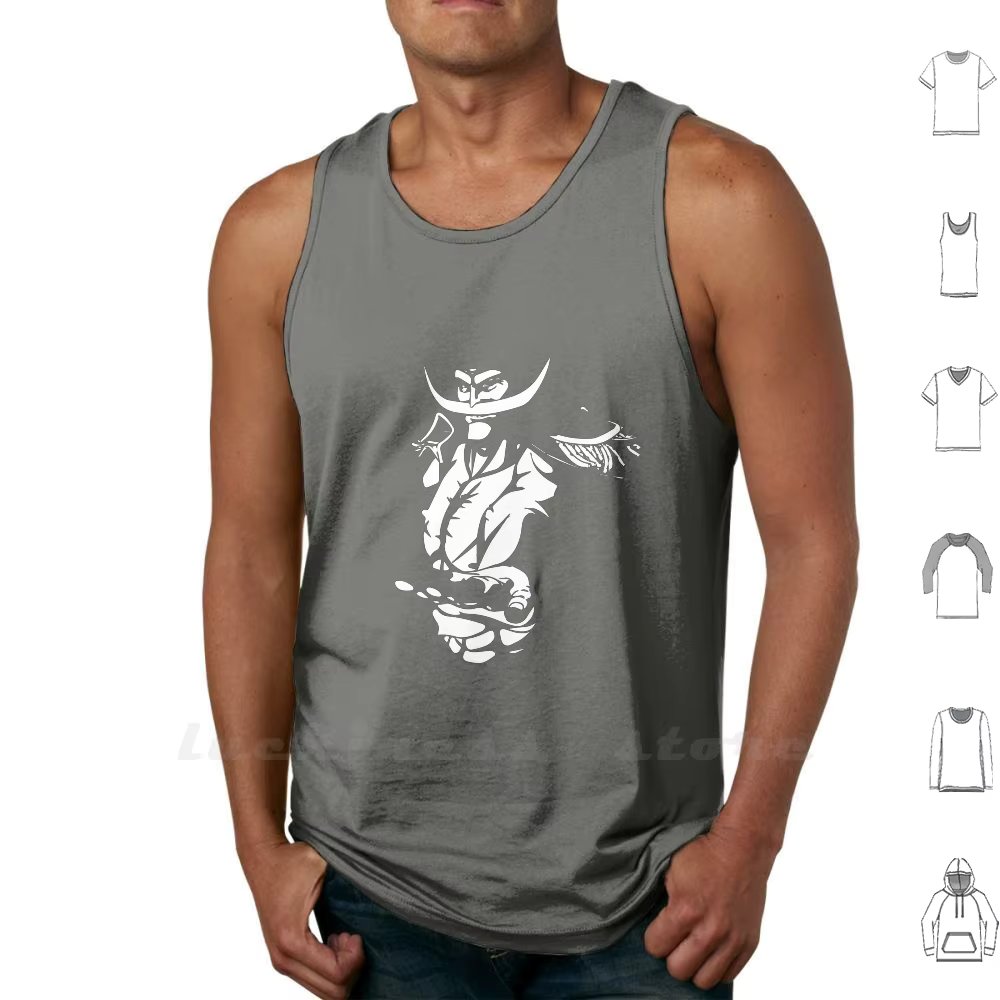 Edward Newgate Whitebeard Tank Top Cotton Vest Sleeveless Edward Newgate Whitebeard Pirate One Piece Anime Animation Manga Pop