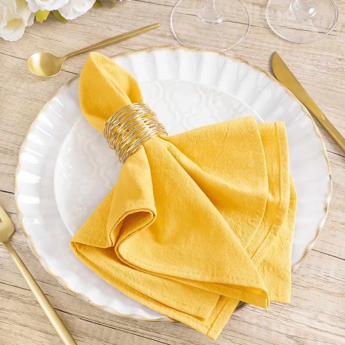 6pcs yellow