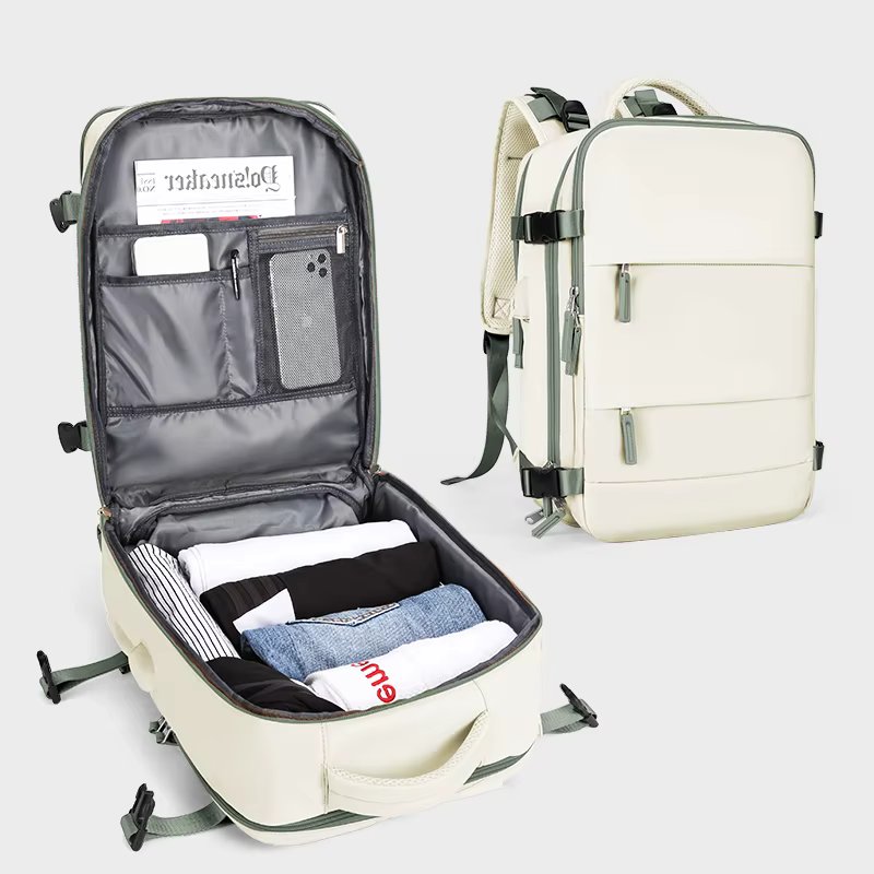 Large Travel Backpack for Men,Airline Flight Approved Waterproof Laptop Backpack,Anti Theft Carry on Backpack, Hiking Backpack