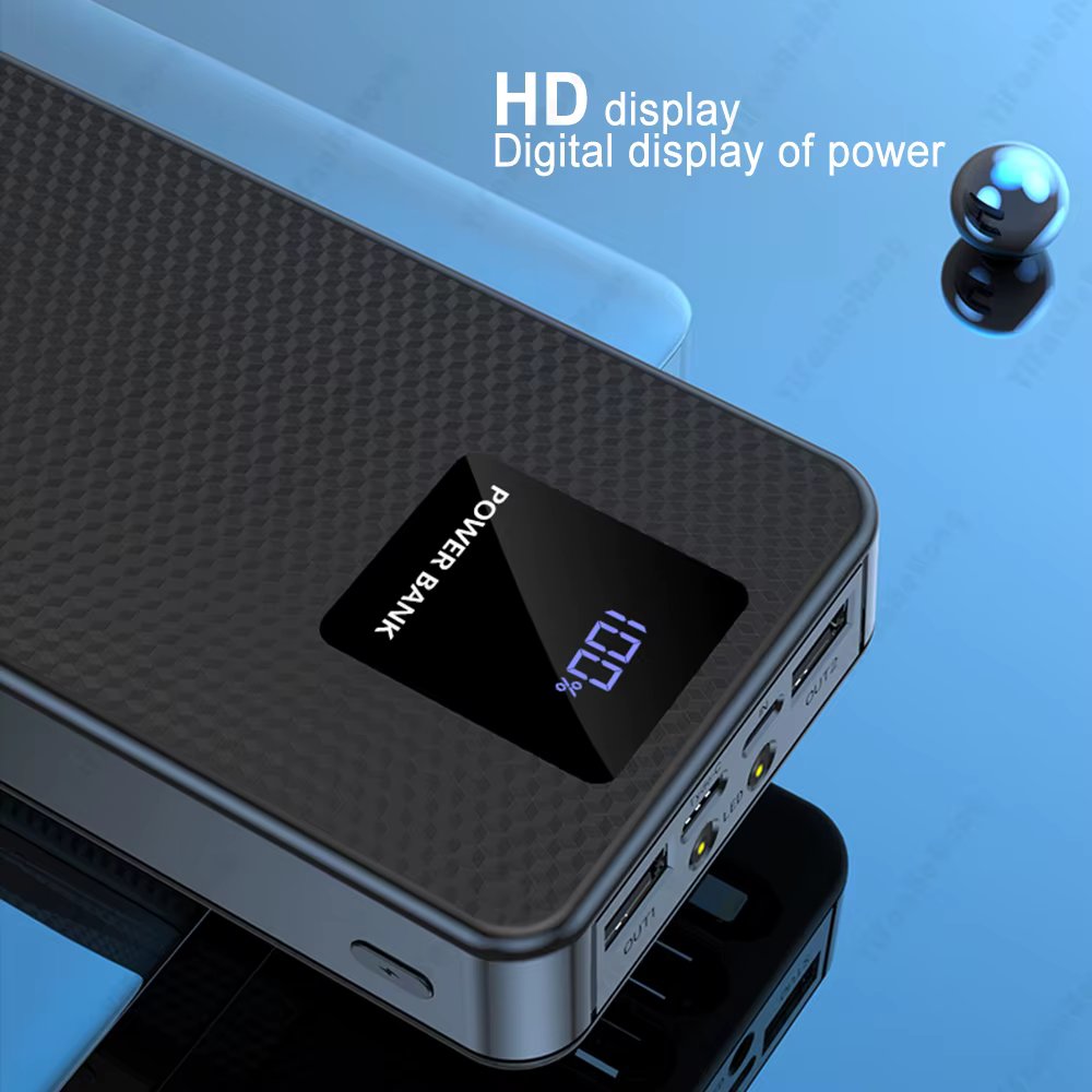 M6 18650 Battery Power Bank Shell 6*18650 Battery Storage Case Fast Charge QC3.0 DIY Quick Charge Powerbank Box Detachable