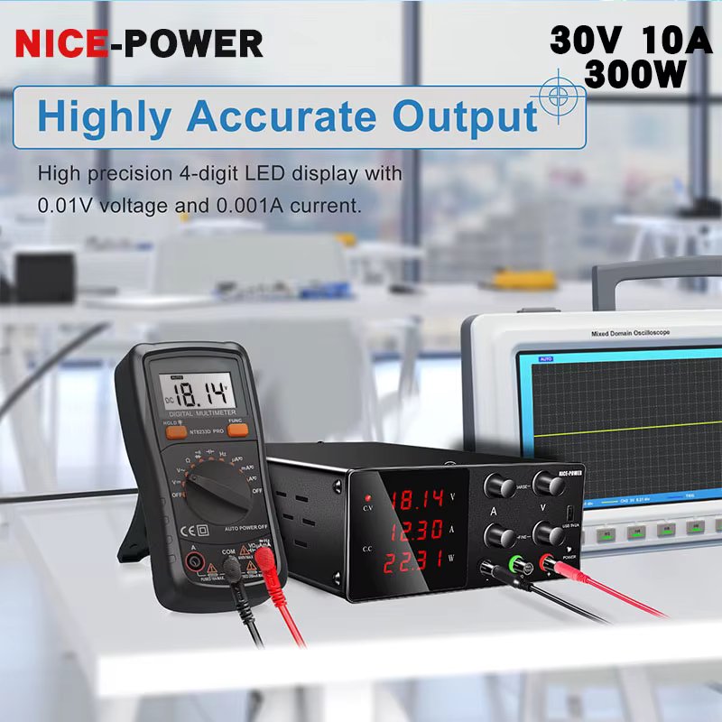 DC Laboratory Power Supply Voltage Regulator Adjustable 30V10A 300W Current Regulator Switch DC PowerSupply USB Interface Repair