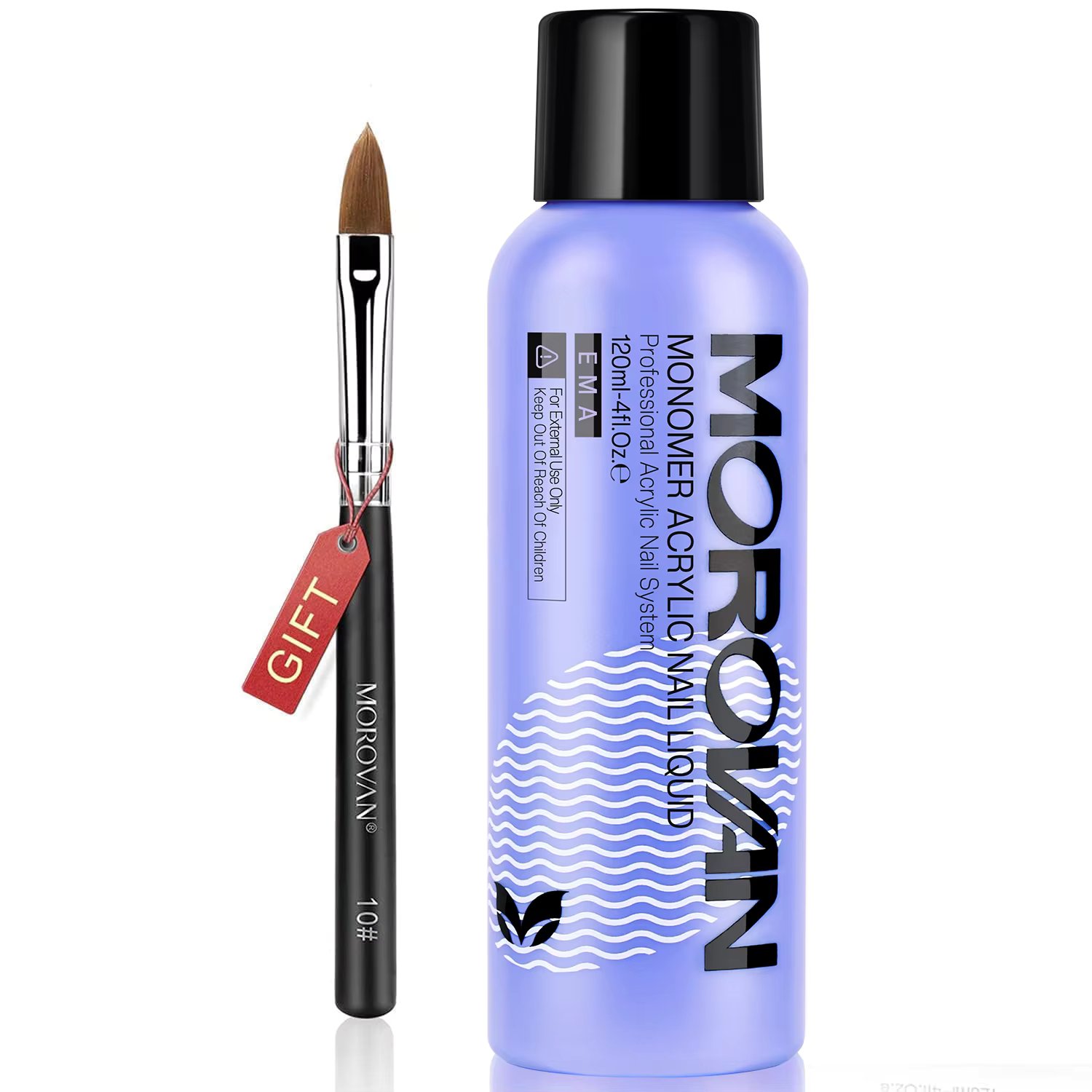 2pcs Acrylic Nail Liquid 120ml EMA Formula for Flawless Extensions Ideal for Nail Extension and Engraving No Need for Nail Lamp