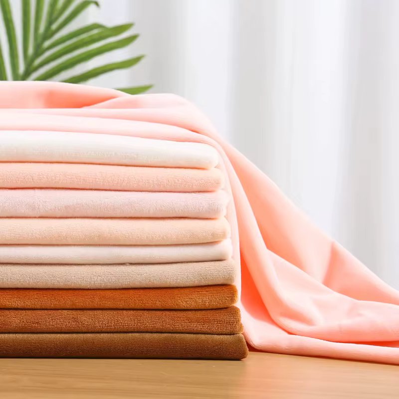 50x50cm/150x50cm 1mm Crystal Velvet Doll Skin Fabric For Short Plush Doll Skin  Fabric Pillow DIY Handmade Cloth TJ987