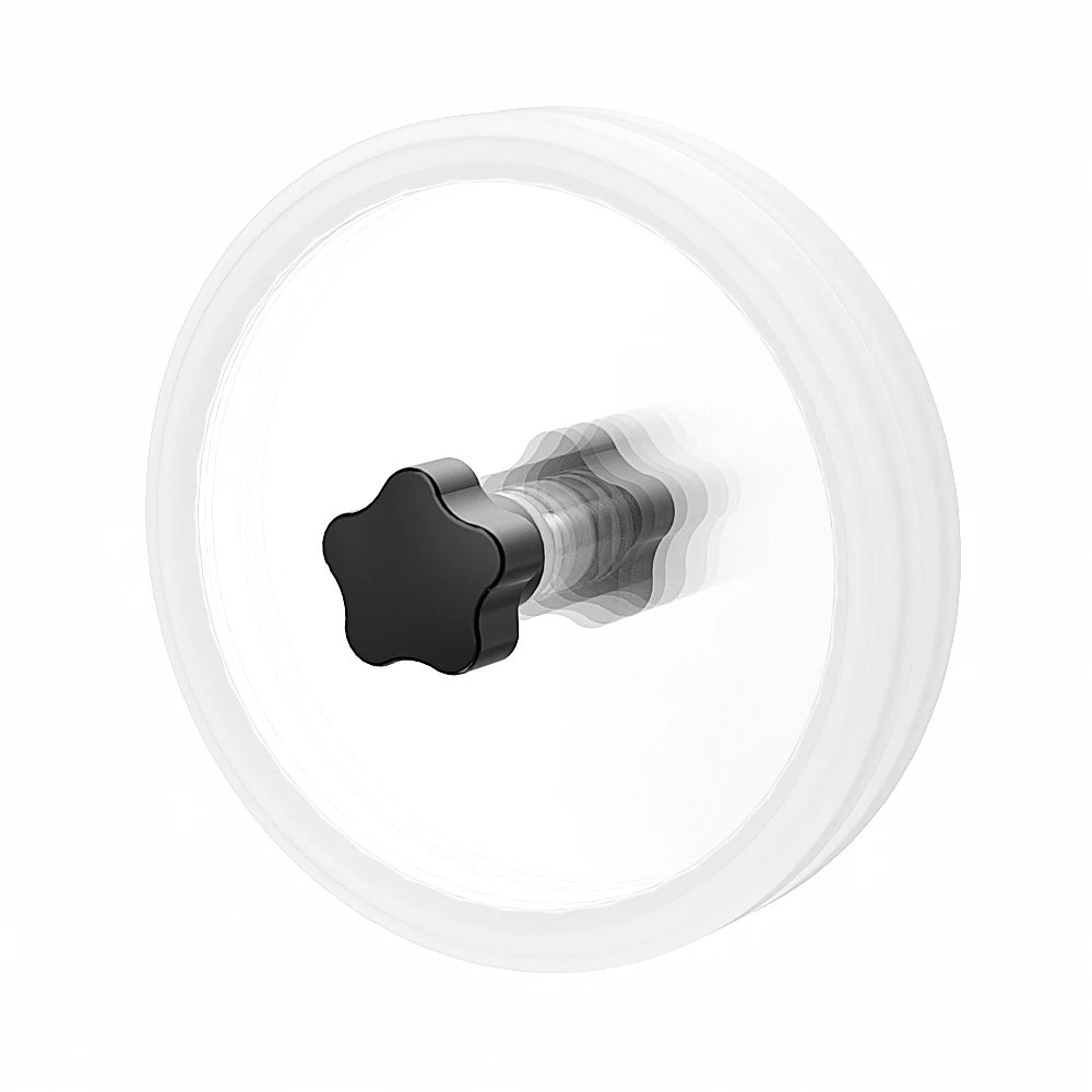 LP 7-12 Inch Vinyl Record Label Saver Cleaning Care Clamp Waterproof Protector with Handles