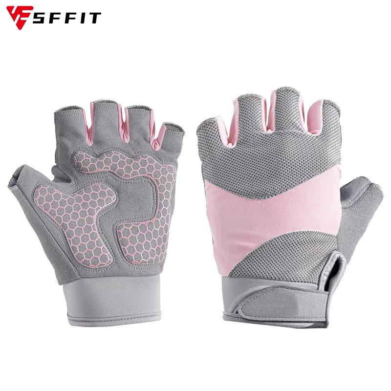 Fitness Gloves Protect Wrist Anti-Skid Cycling Half-Finger Movement Horizontal Bar Breathable Light Pull-Up to Prevent Cocoon