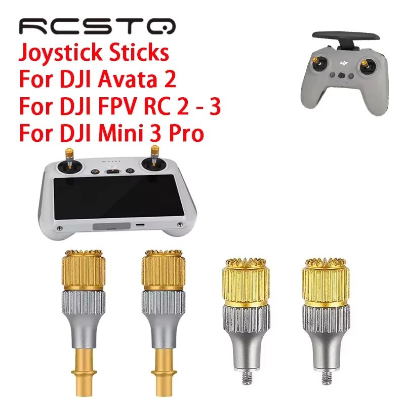 RCSTQ RC Joystick Sticks For DJI Avata 2 for DJI FPV Remote Controller Sticks for DJI Mini 3 Pro/ Dji Neo Drone Accessories