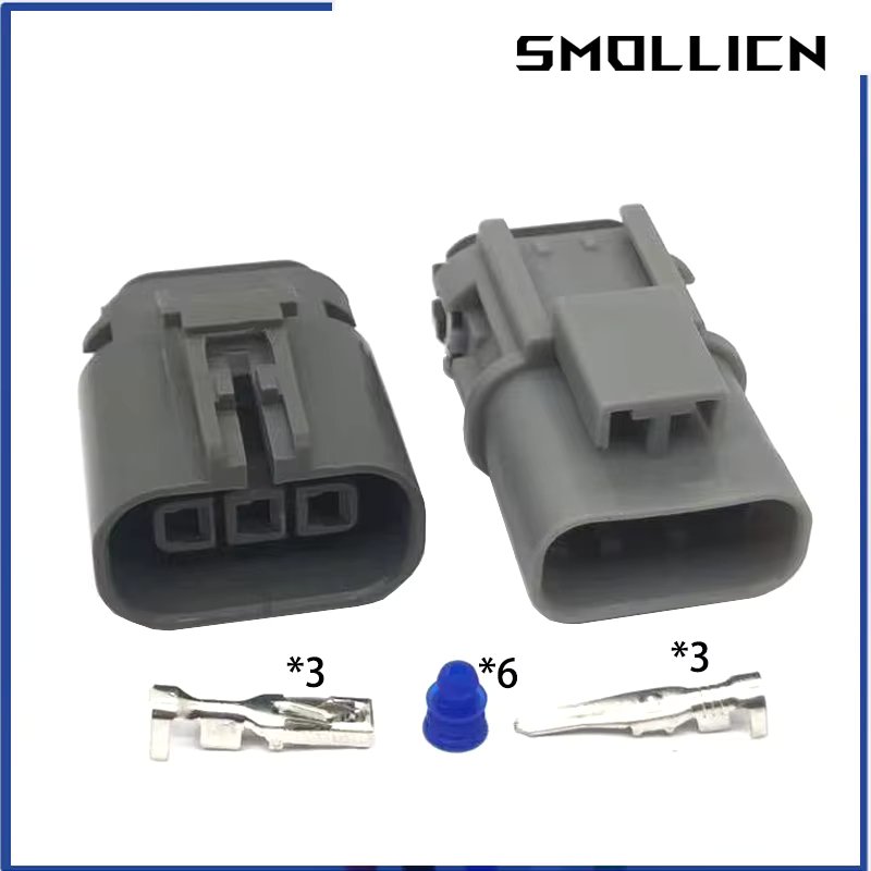 1 Set 3 Pin Female Or Male 7223-1834-40 2.8mm Automotive Ignition Coil Plug Car O2 Oxygen Sensor Connector Socket For Nissan
