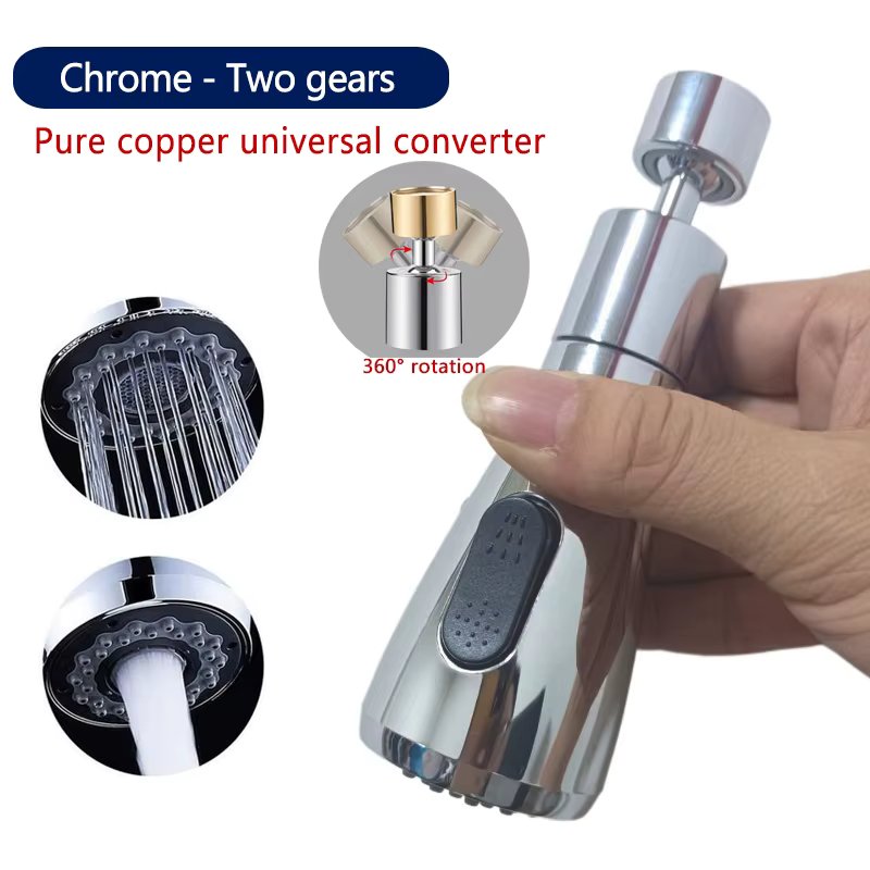 Two gears-Chrome