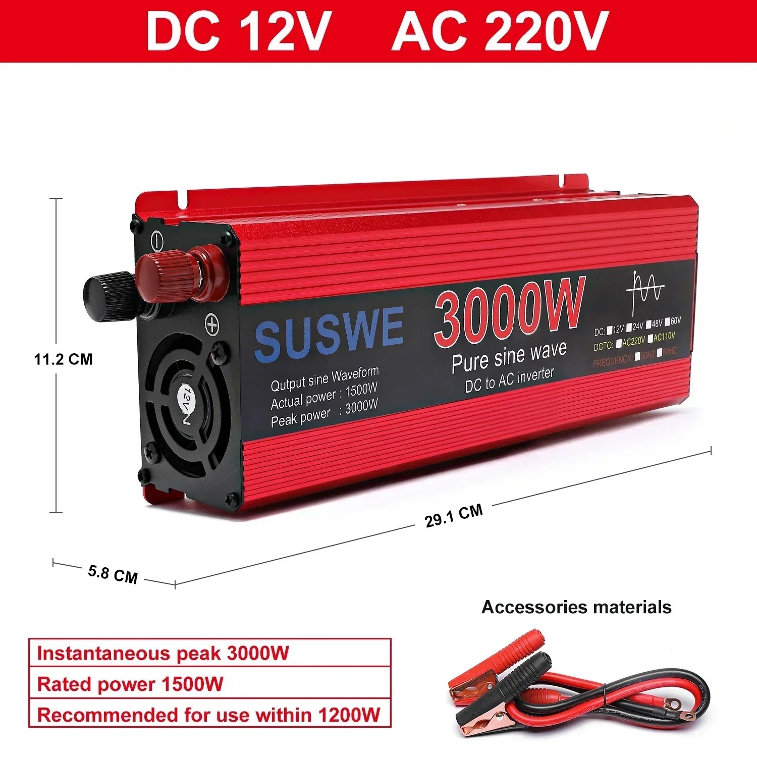 3000W