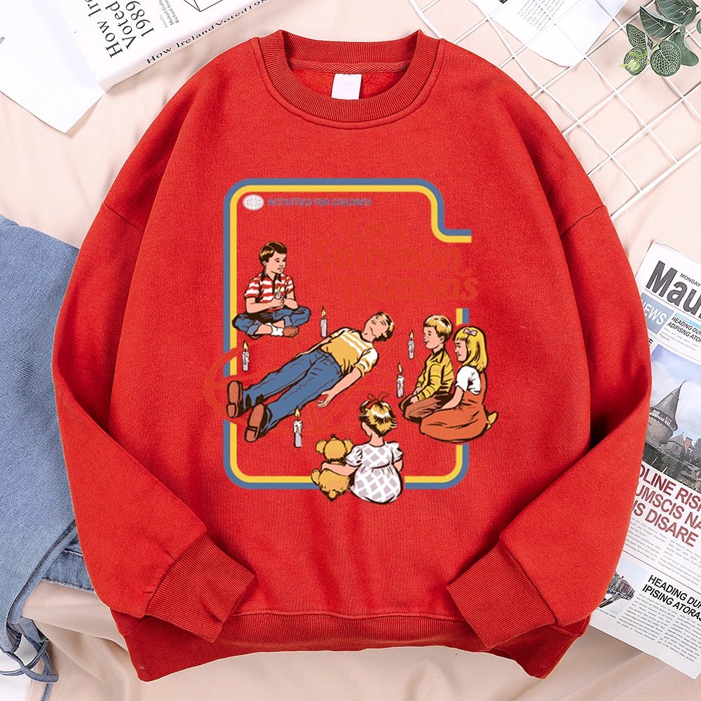 Let'S Summon Demons Master Hoodie Men Women Sweatshirt Loose Warm Clothes Personality Autumn Hoody Couple Harajuku Sportswear