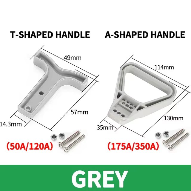 Grey-Shaped Handle