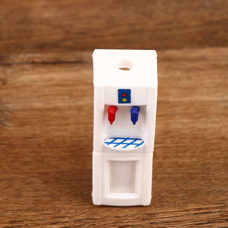 Mini Water Dispenser 1/12 Dollhouse Miniature Life Play Scene Model Simulation Doll House Decorative Accessories Kids Toys
