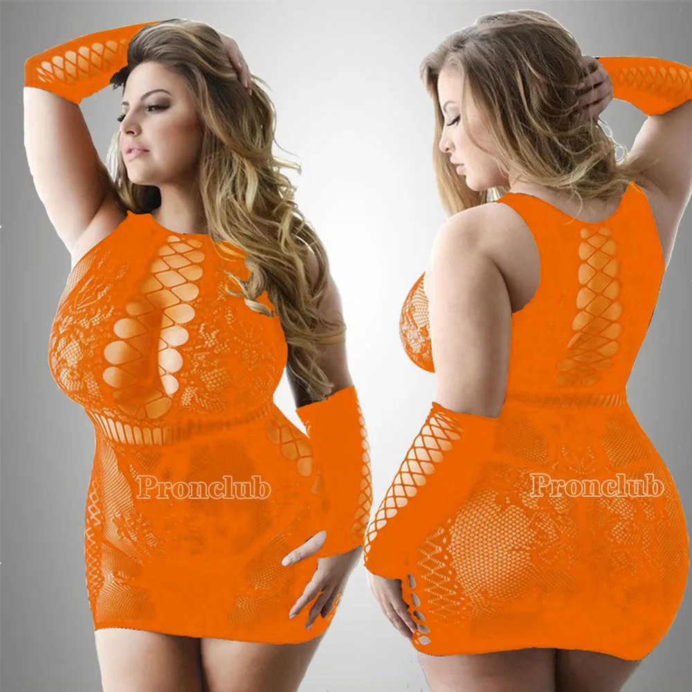 orange sexy dress