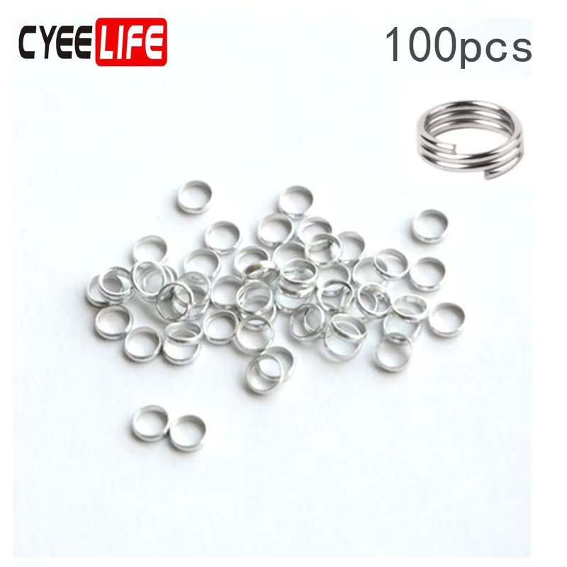 CyeeLife 200/100pcs Professional Dart Shaft Steel O Ring For Nylon Darts Shafts Dart Accessories For Dartboard Games