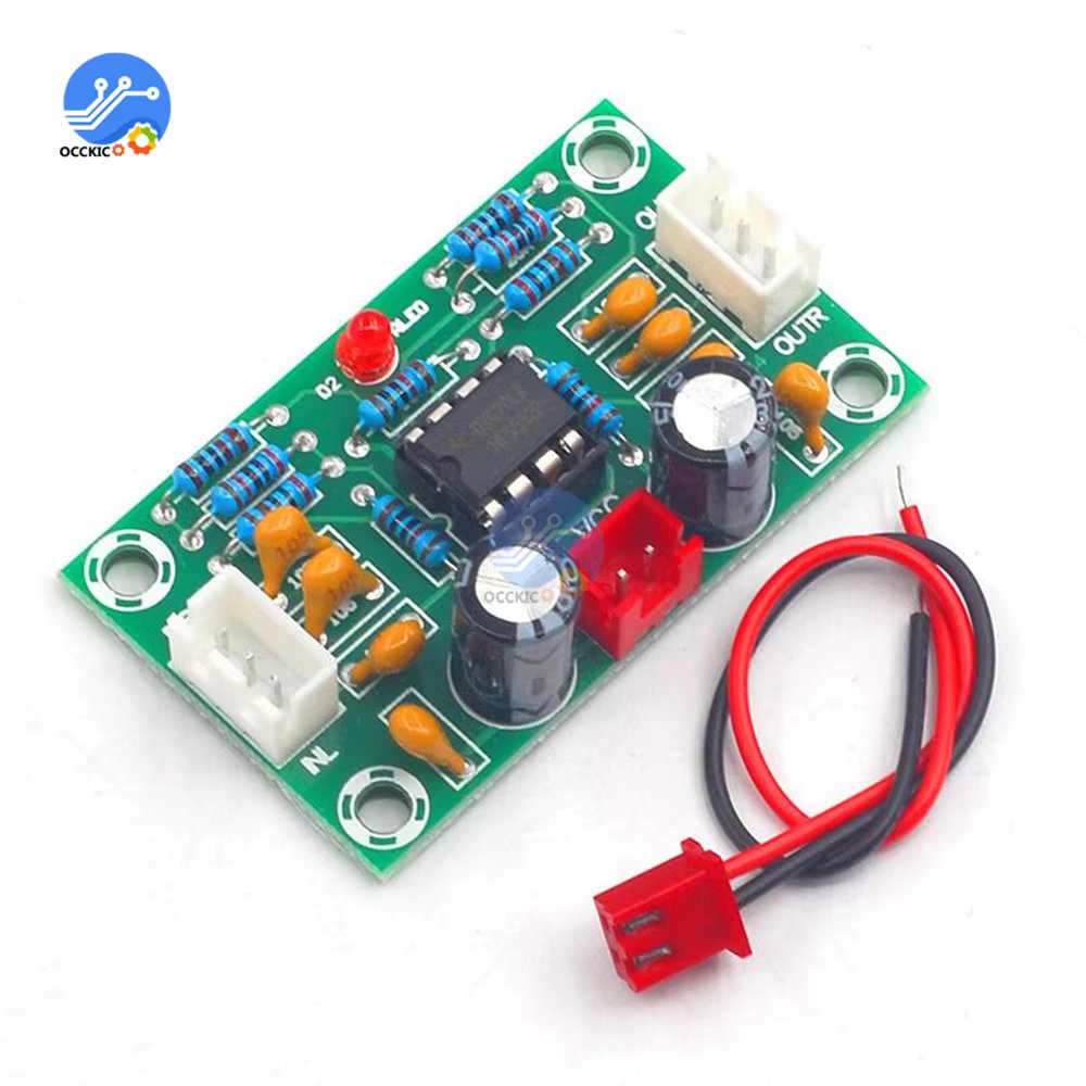 NE5532 Operational Pre-Amplifier Module Digital Audio Front Amplifier Board Preamplifier 5 Times Rate Wide Voltage