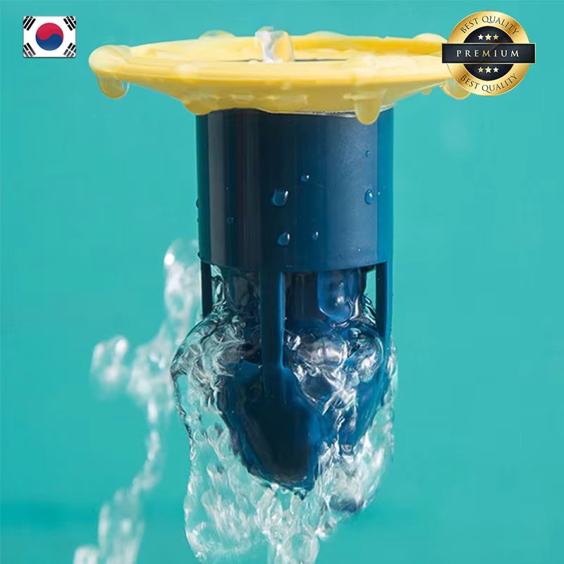 Triple-heavy water trap odor block