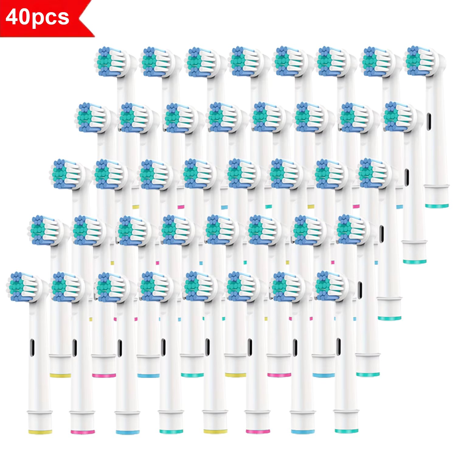 40pcs White