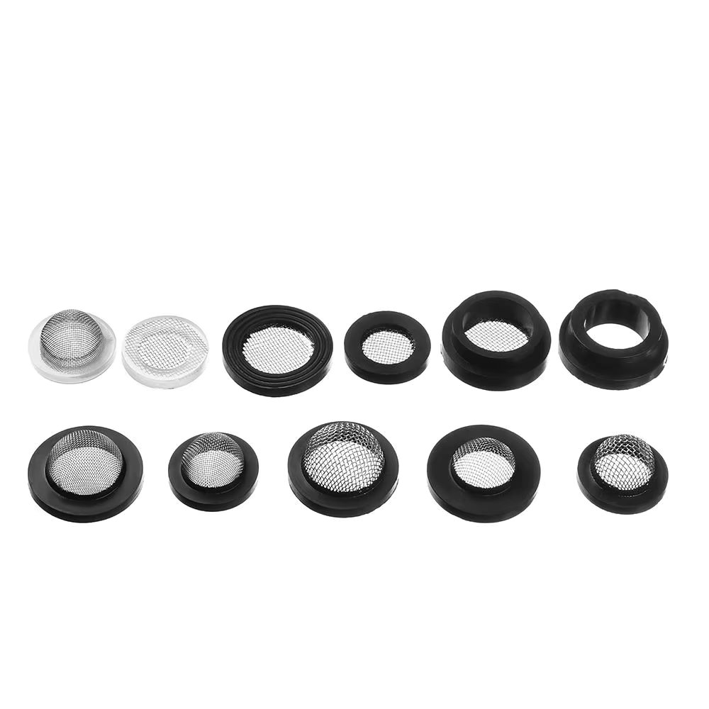 5Pcs/lot Seal O-Ring Hose Gasket Flat Rubber Washer With Filter Net for Faucet Grommet 1/2“ 3/4" Rubber Gaskets with Mesh