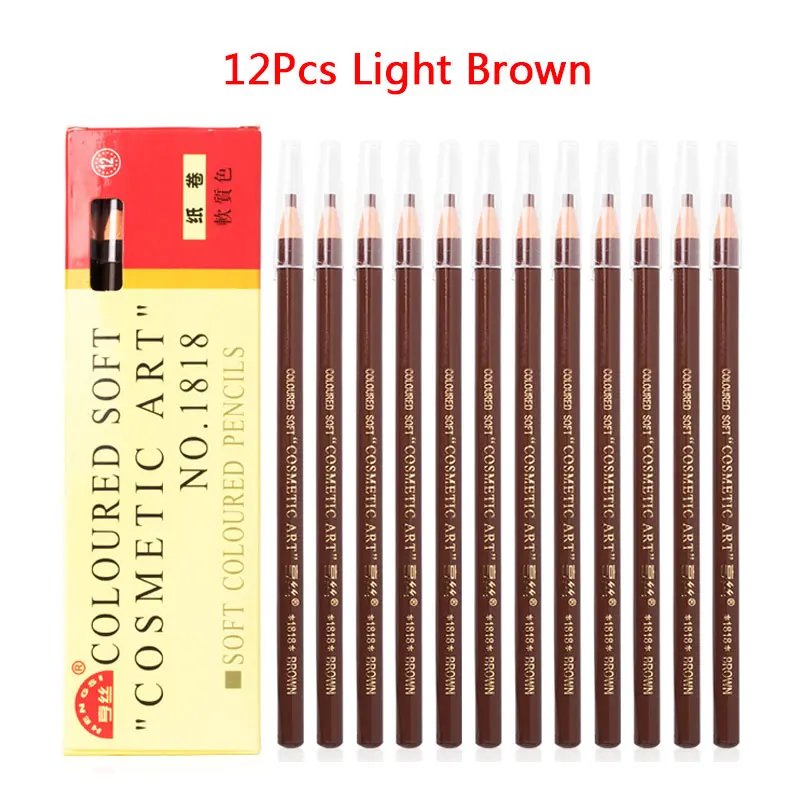 12Pcs Light Brown