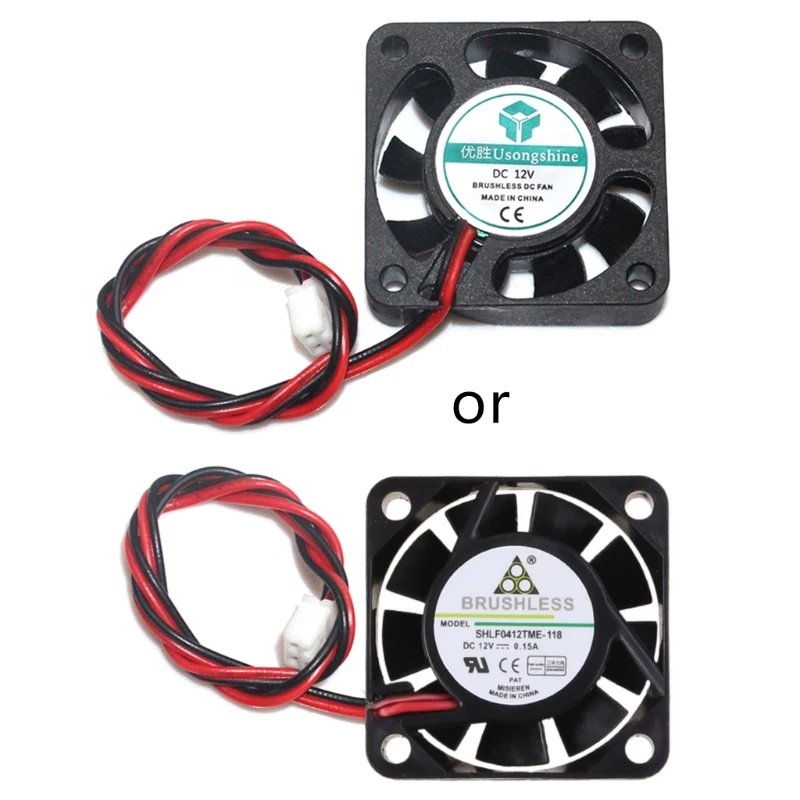 for DC 5V/12V/24V Computer CPU Cooler Mini 4010 Cooling Fan 40x40x10mm Small Exhaust Fan for Ender 3 CR-10 3D Printer