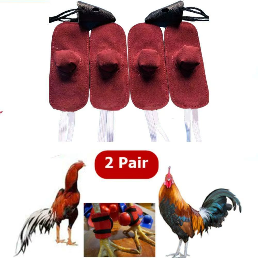 Rooster Mitt Para Gallos Hen Helmet Fighting Protection Farm Animals Cocks Chicken Coop Accessories 4pcs