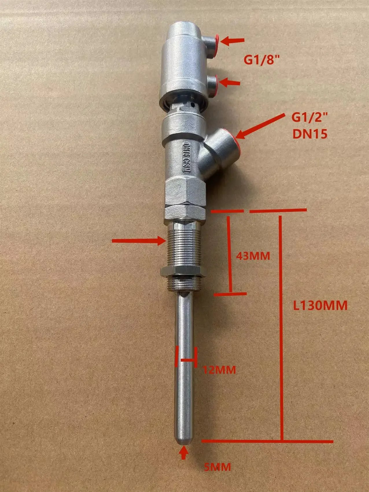 DN15 12MM L130MM