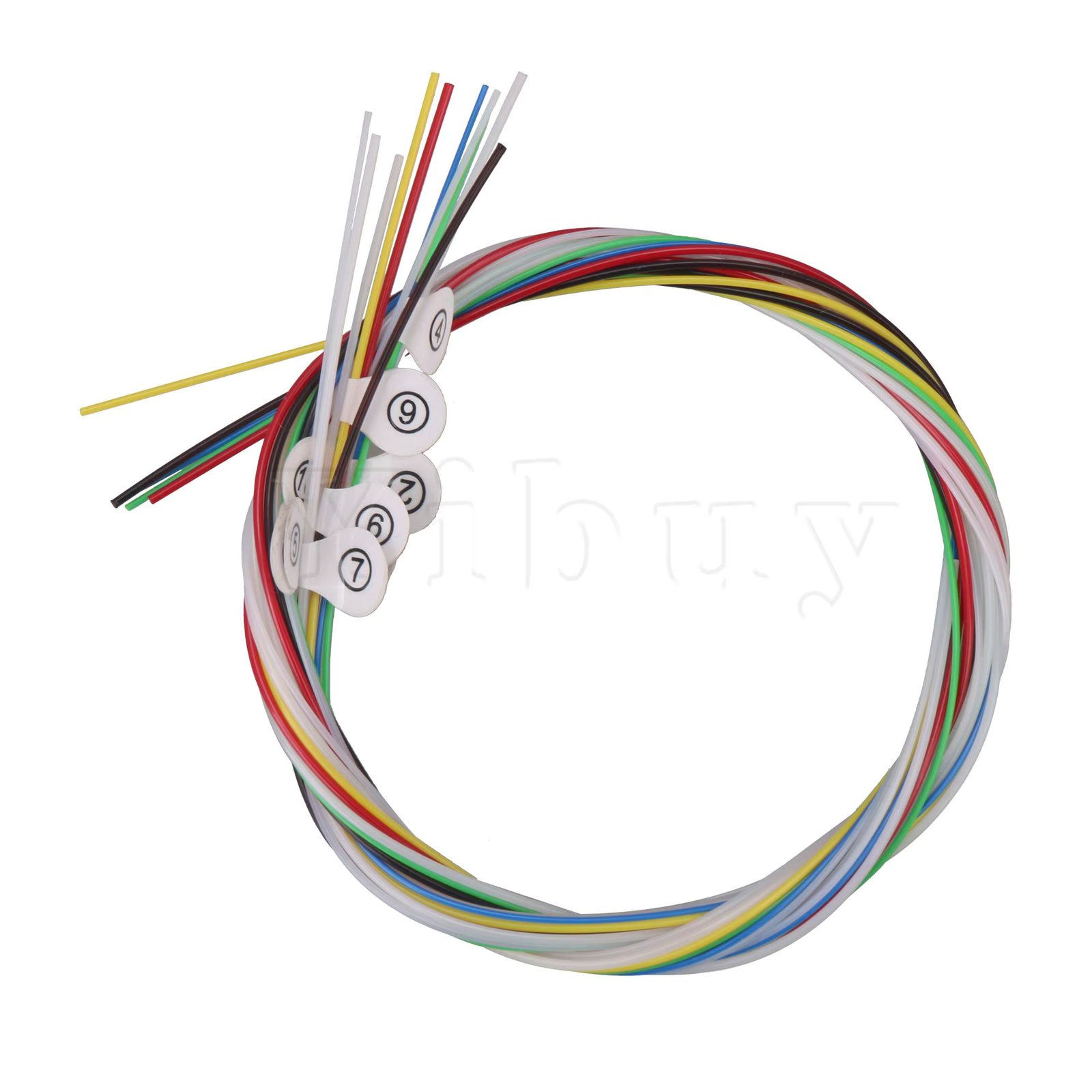 Yibuy 10pcs Nylon Strings for Lyre Harp String Set Muical Instrument Part