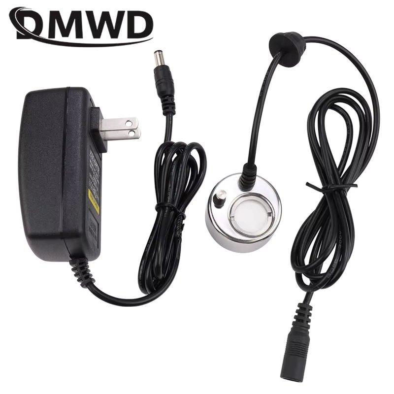 Ultrasonic Atomizer Lightless Metal Head Ceramic Chip Fogger 38mm Balcony Courtyard Water Feature Fountain Sprayer Humidifier EU