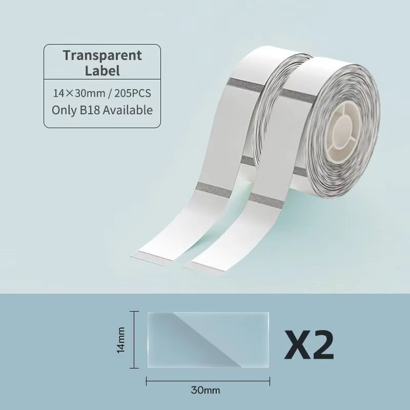 Transparent 14x30mm